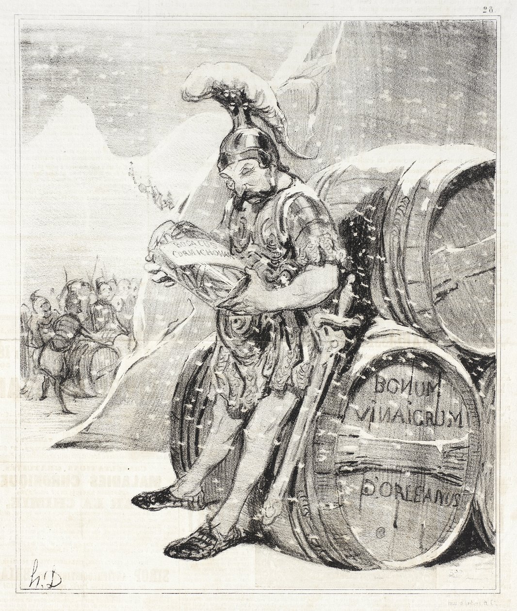 De doortocht van Hannibal door Honoré Daumier