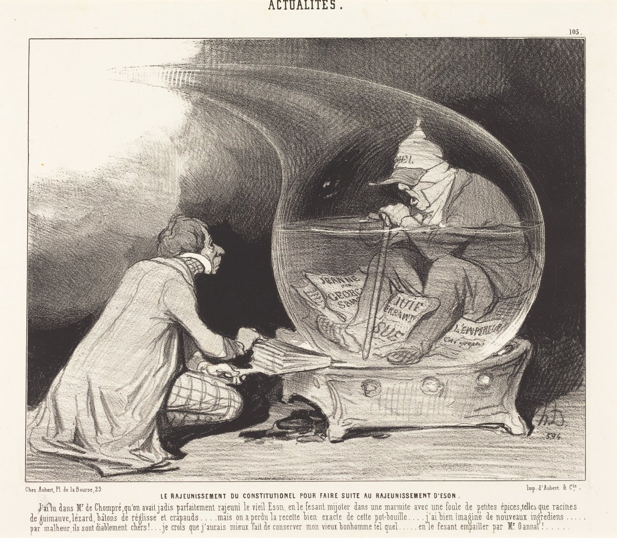 De verjonging van Le Constitutionnel door Honoré Daumier