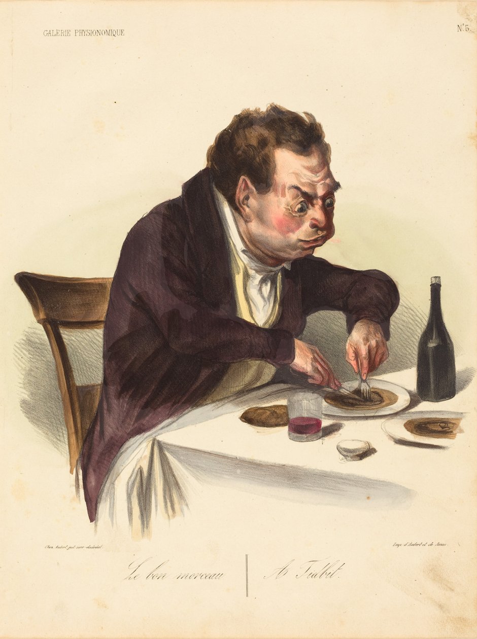 Het juiste nummer door Honoré Daumier