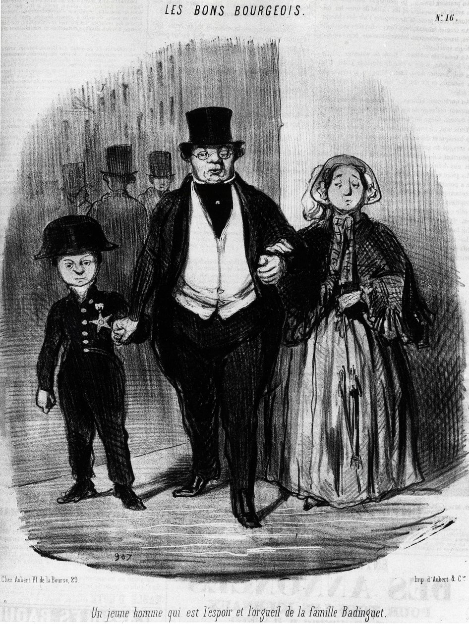 Les Bons Bourgeois - door Daumier, in “Charivari” van 16/09/1846. door Honoré Daumier