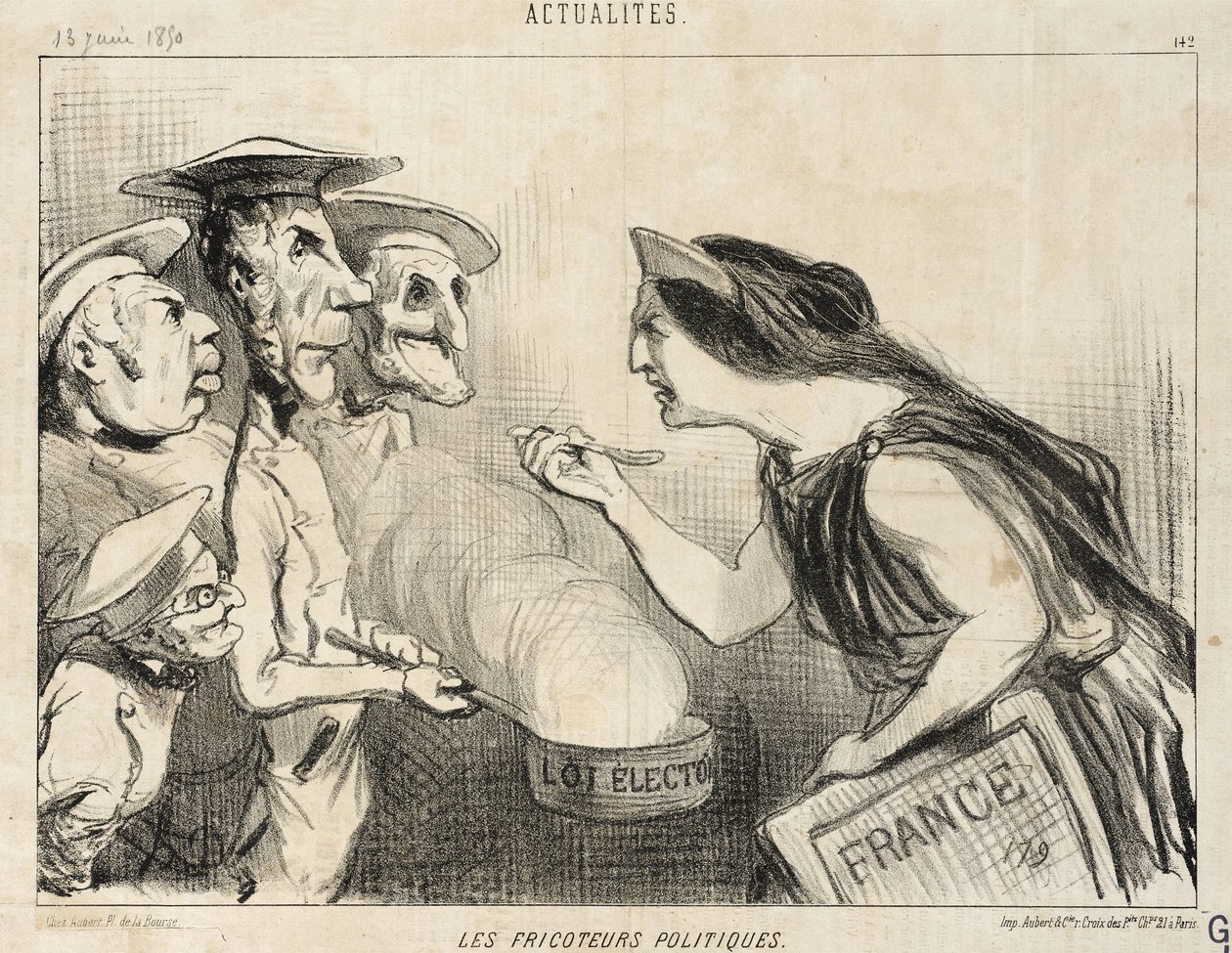 De politieke profiteurs door Honoré Daumier
