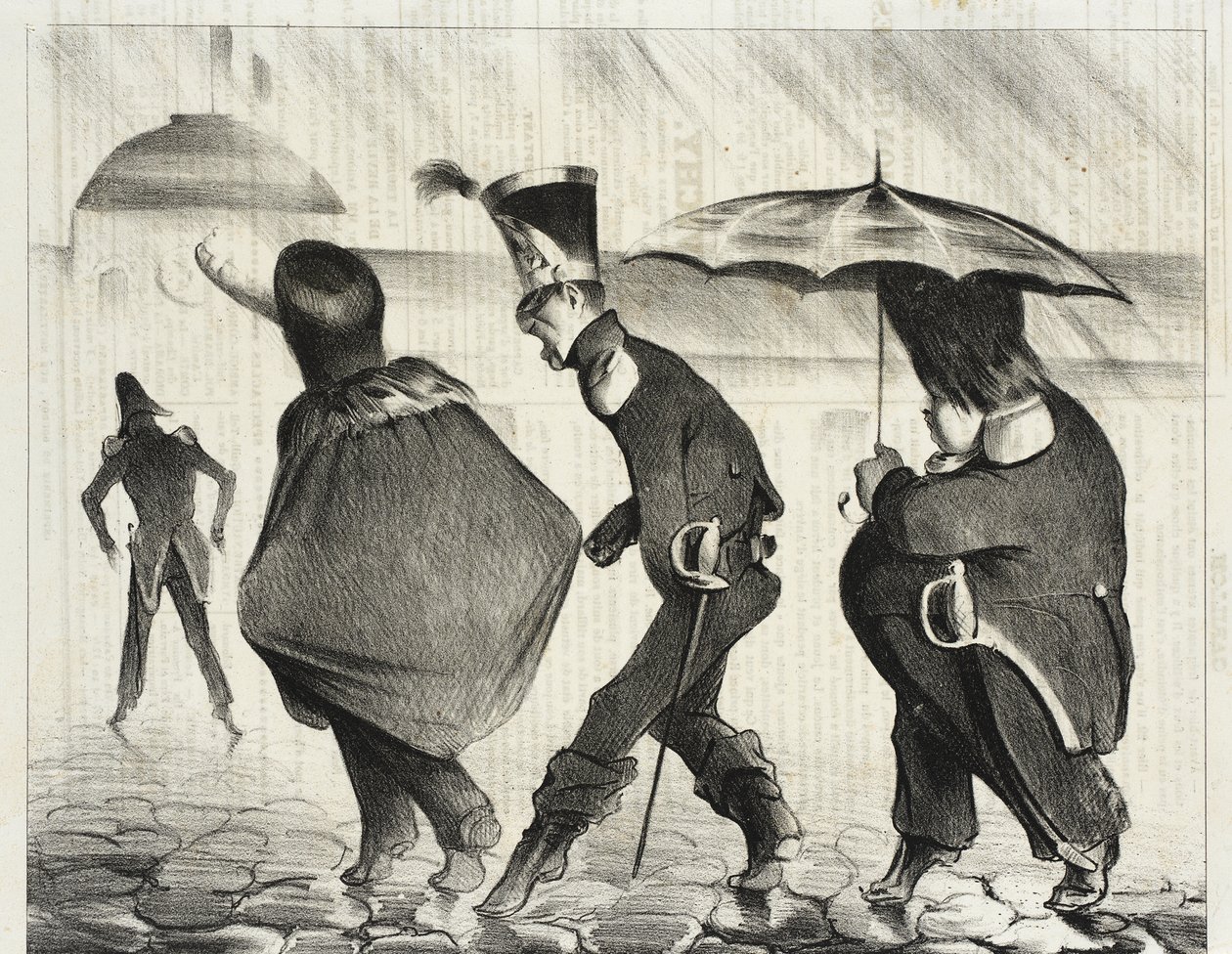 De onverschrokkenen door Honoré Daumier