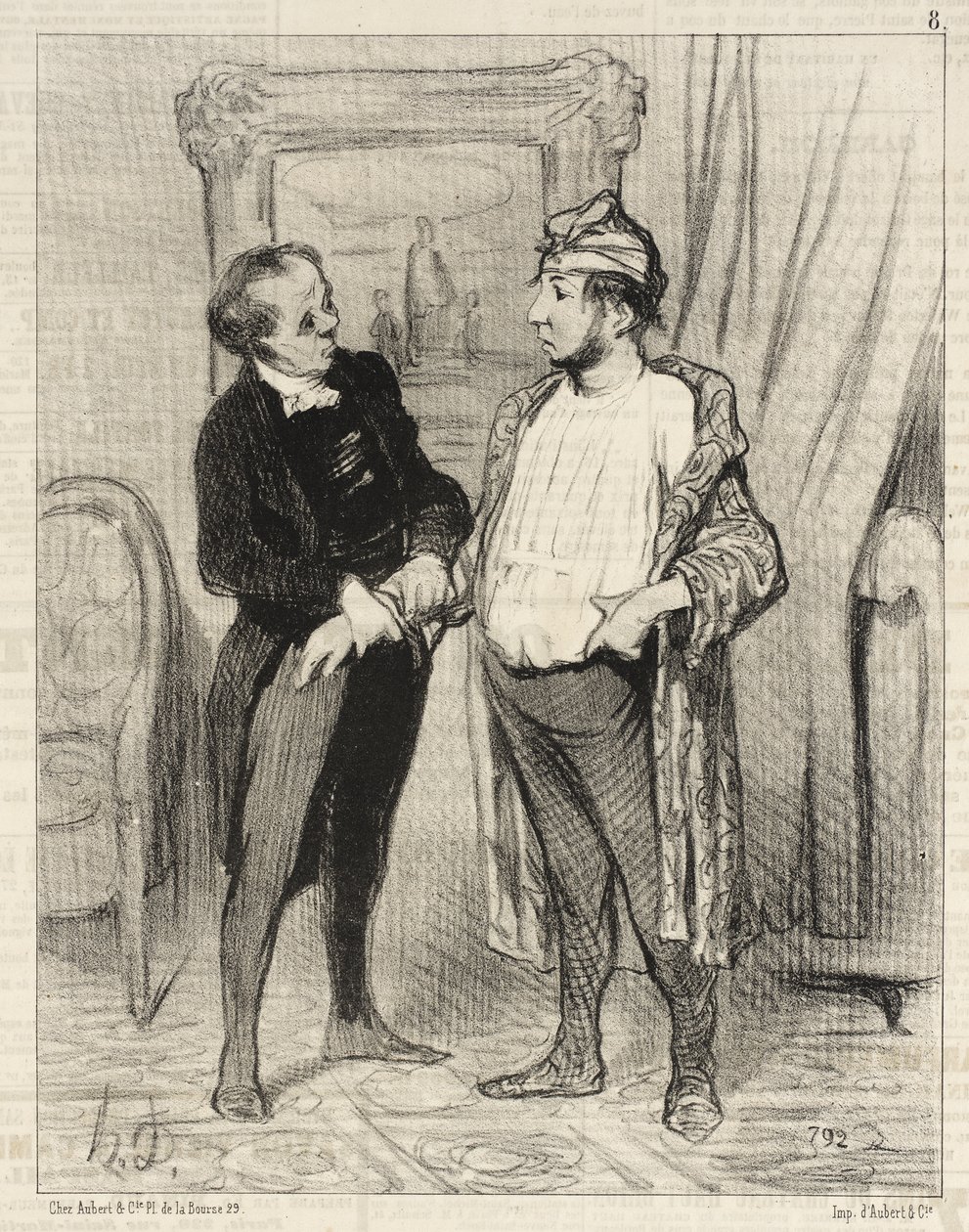 Mijn beste, ik verzeker je dat ik je... door Honoré Daumier