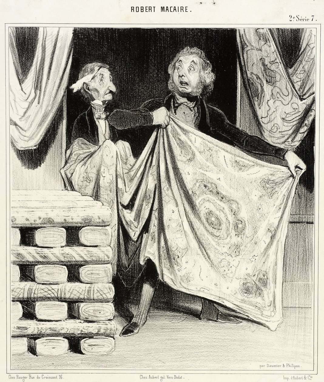 Filantropische nieuwigheden door Honoré Daumier