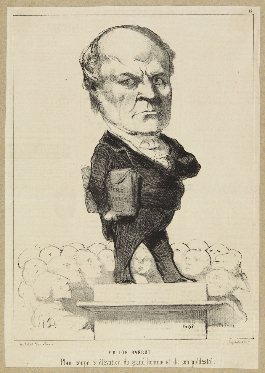„Odilon Barrot” door Honoré Daumier
