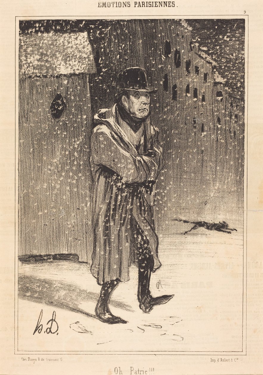 O vaderland!!! door Honoré Daumier