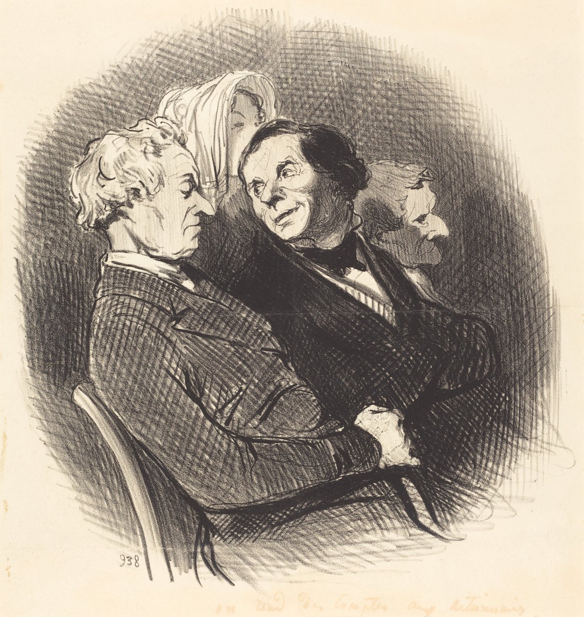 On rend des comptes aux actionnaires door Honoré Daumier