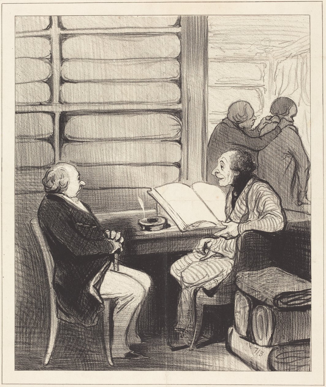 Ja, mijn beste meneer Badoulard, ik ga... door Honoré Daumier