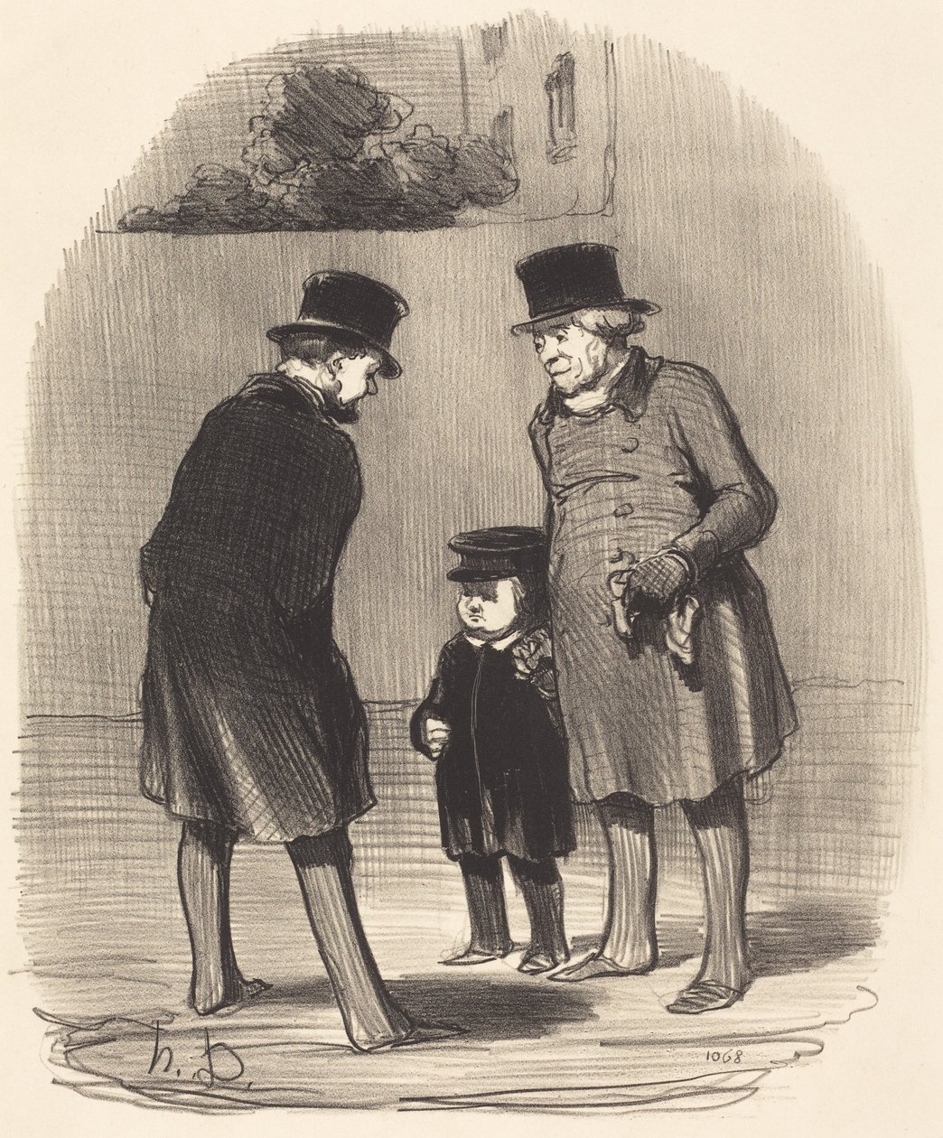 Ja, meneer Chapuzot... door Honoré Daumier