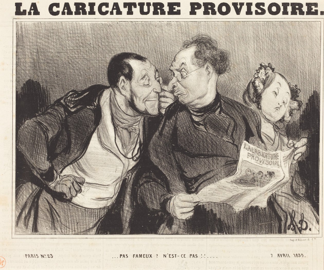 Niet beroemd? Nietwaar!!... door Honoré Daumier