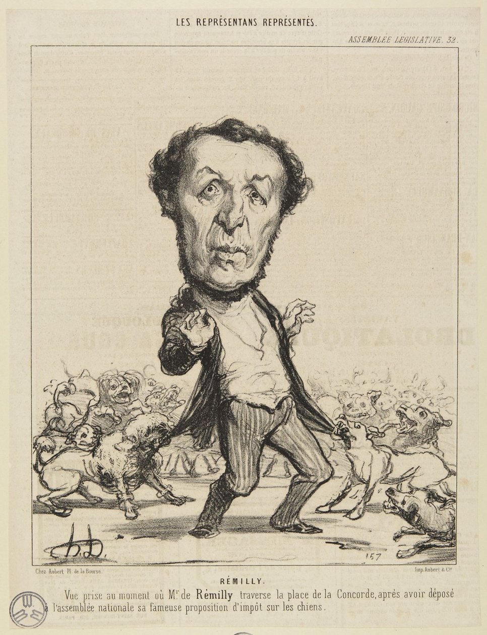 ‘Rémilly’ door Honoré Daumier