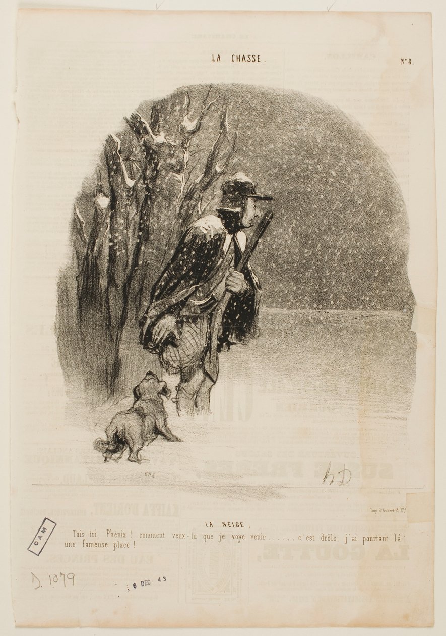 SNEEUW door Honoré Daumier