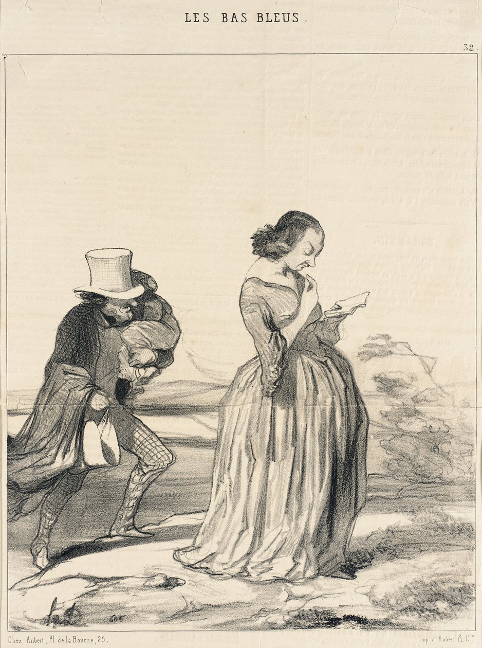 Verdorie! ... Wat zou ik wensen ... dat mijn vrouw klaar was ... door Honoré Daumier