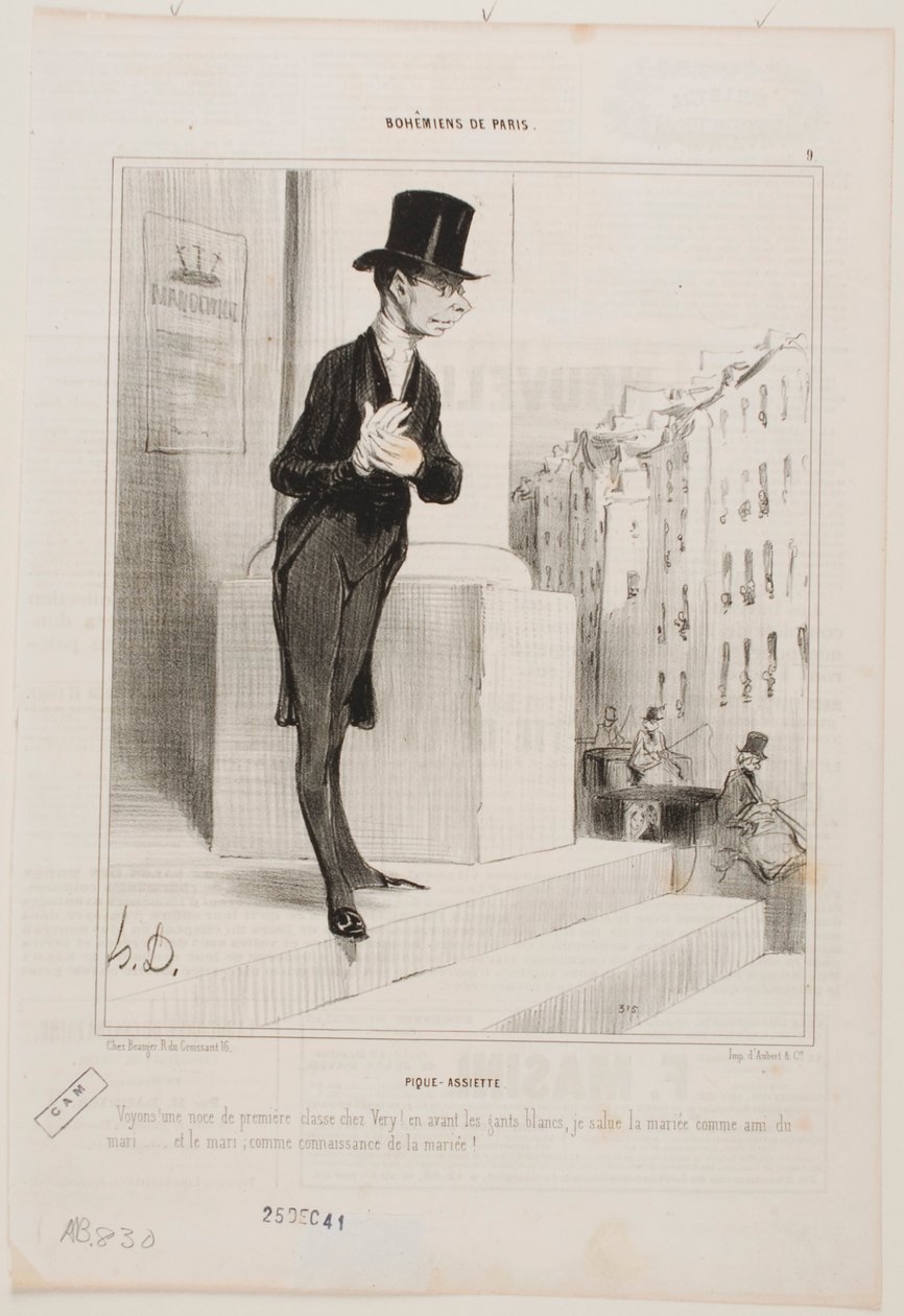De sponsverzamelaar door Honoré Daumier