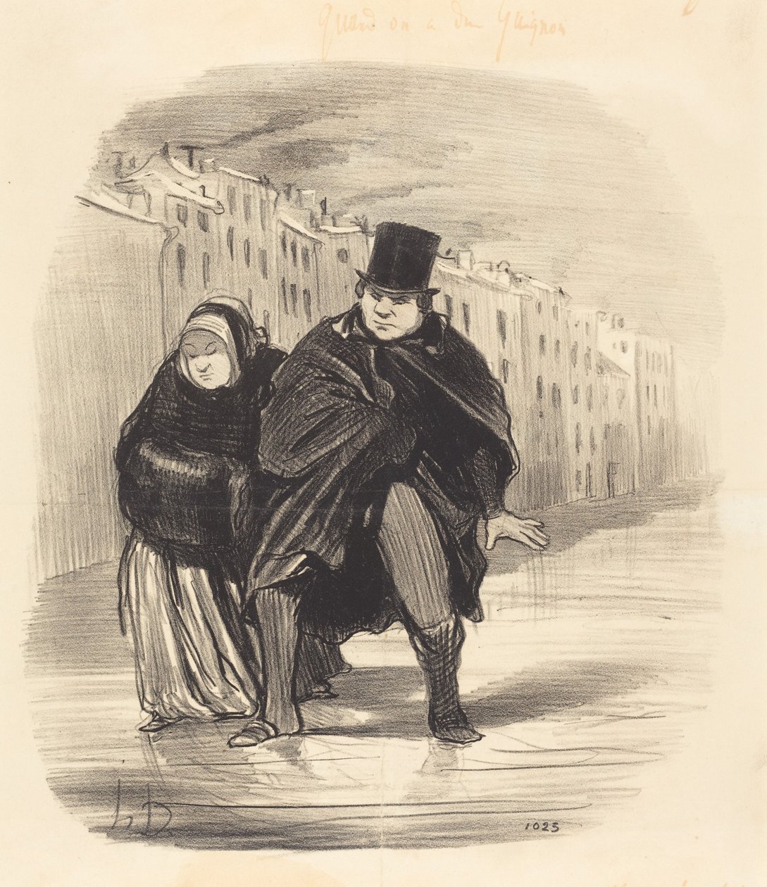 Je zult me weer berispen... omdat ik wensen ga doen... door Honoré Daumier