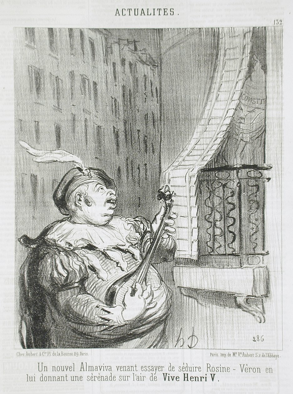 Een nieuwe Almaviva... door Honoré Daumier