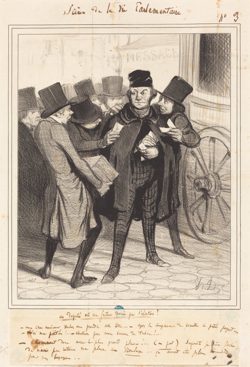 Een plezierreis naar Parijs door Honoré Daumier