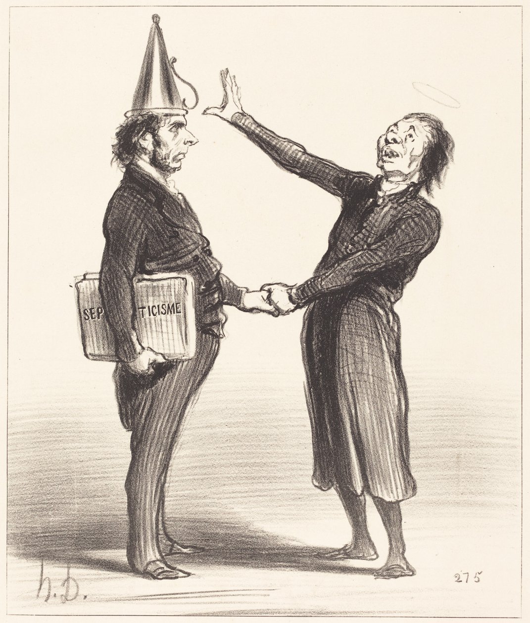 Een verbond door Honoré Daumier