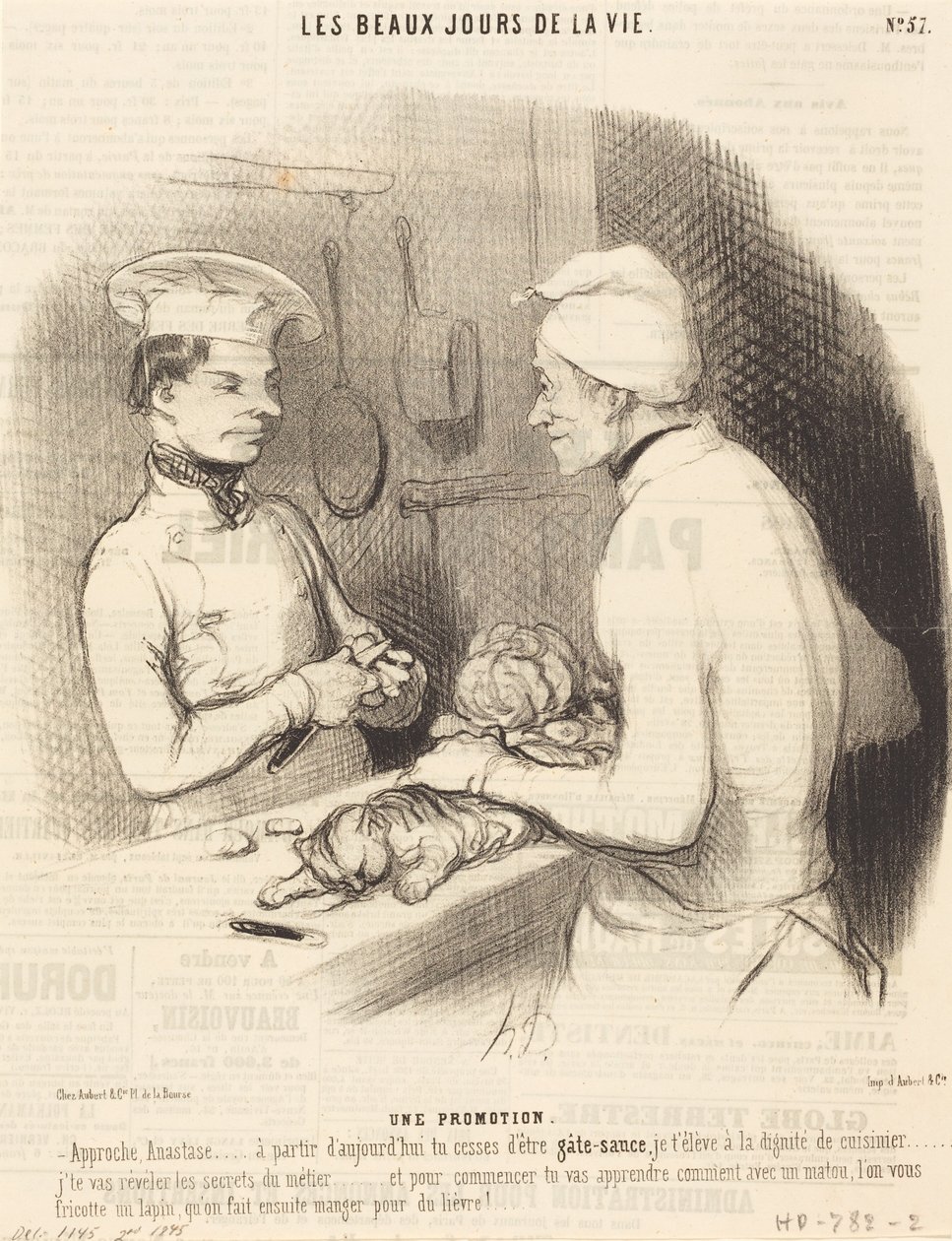 Een aanbieding door Honoré Daumier