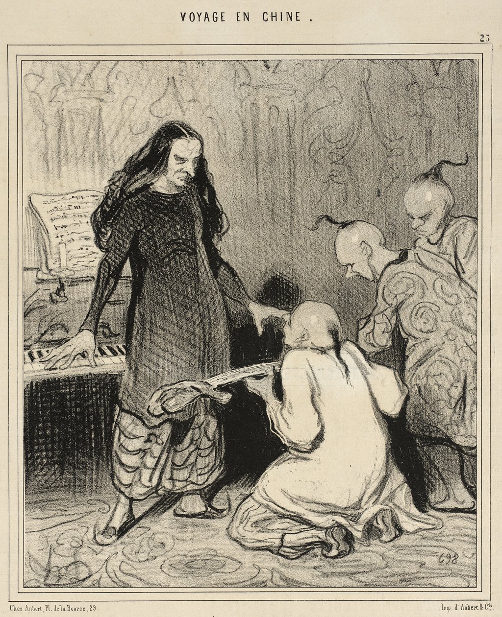 Een kunstprijs door Honoré Daumier
