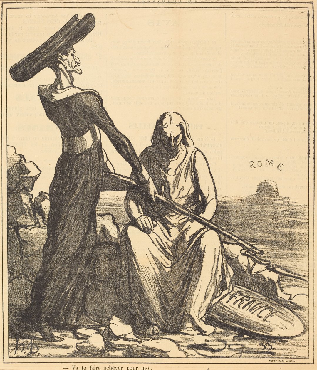 Ga je maar voor mij afmaken door Honoré Daumier