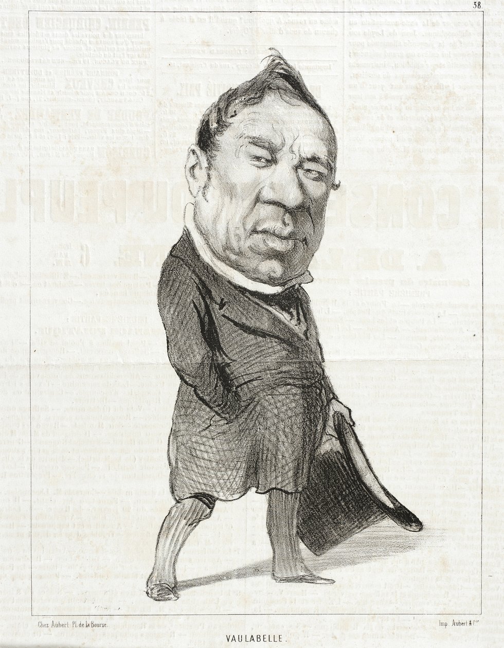 Vaulabelle door Honoré Daumier