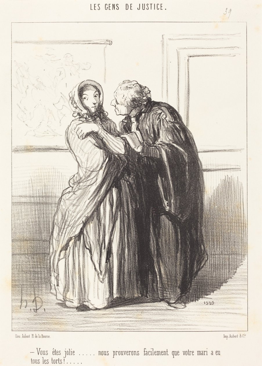 U bent mooi... door Honoré Daumier