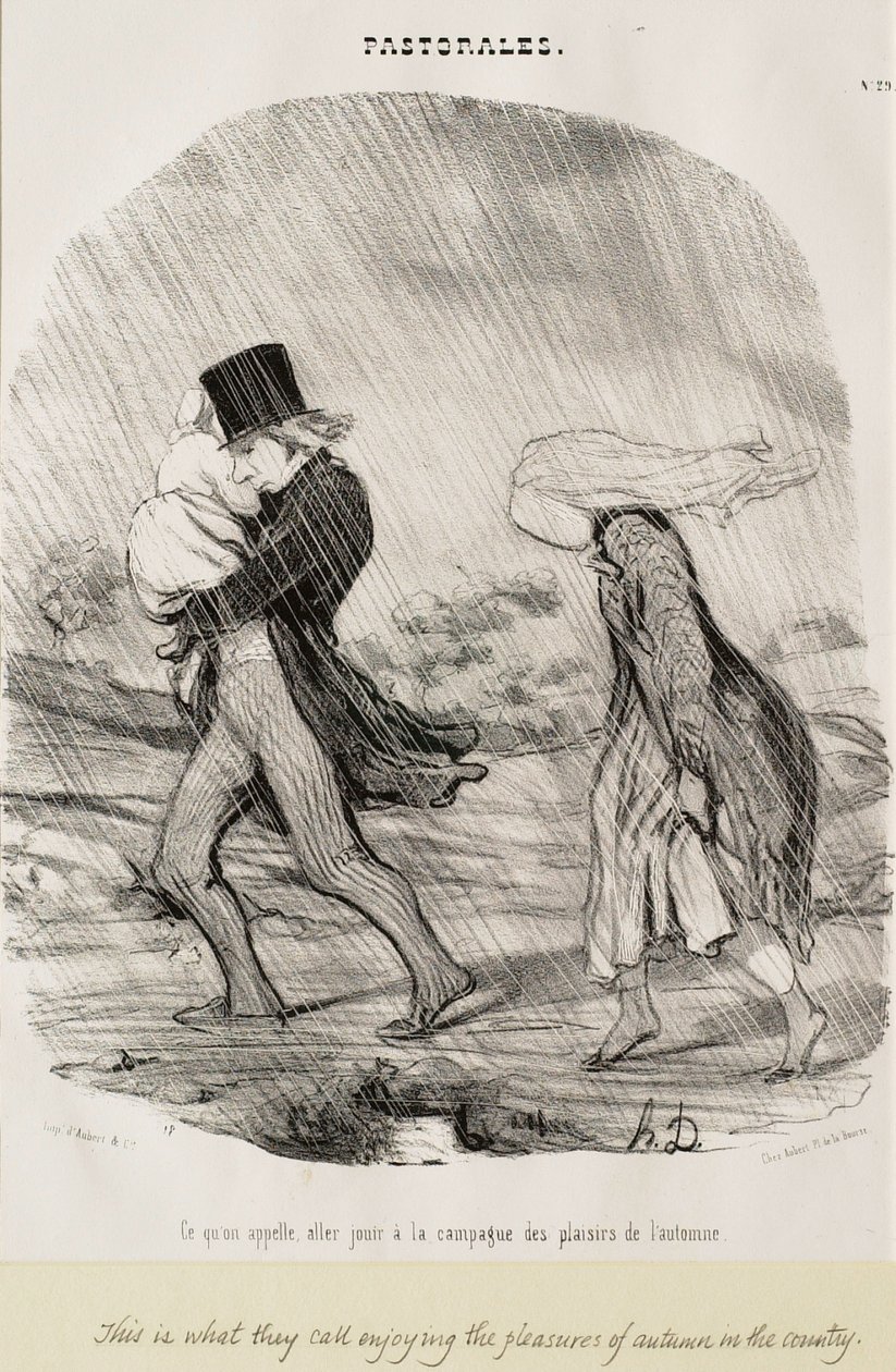 Wat wij noemen: van het platteland genieten door Honoré Daumier