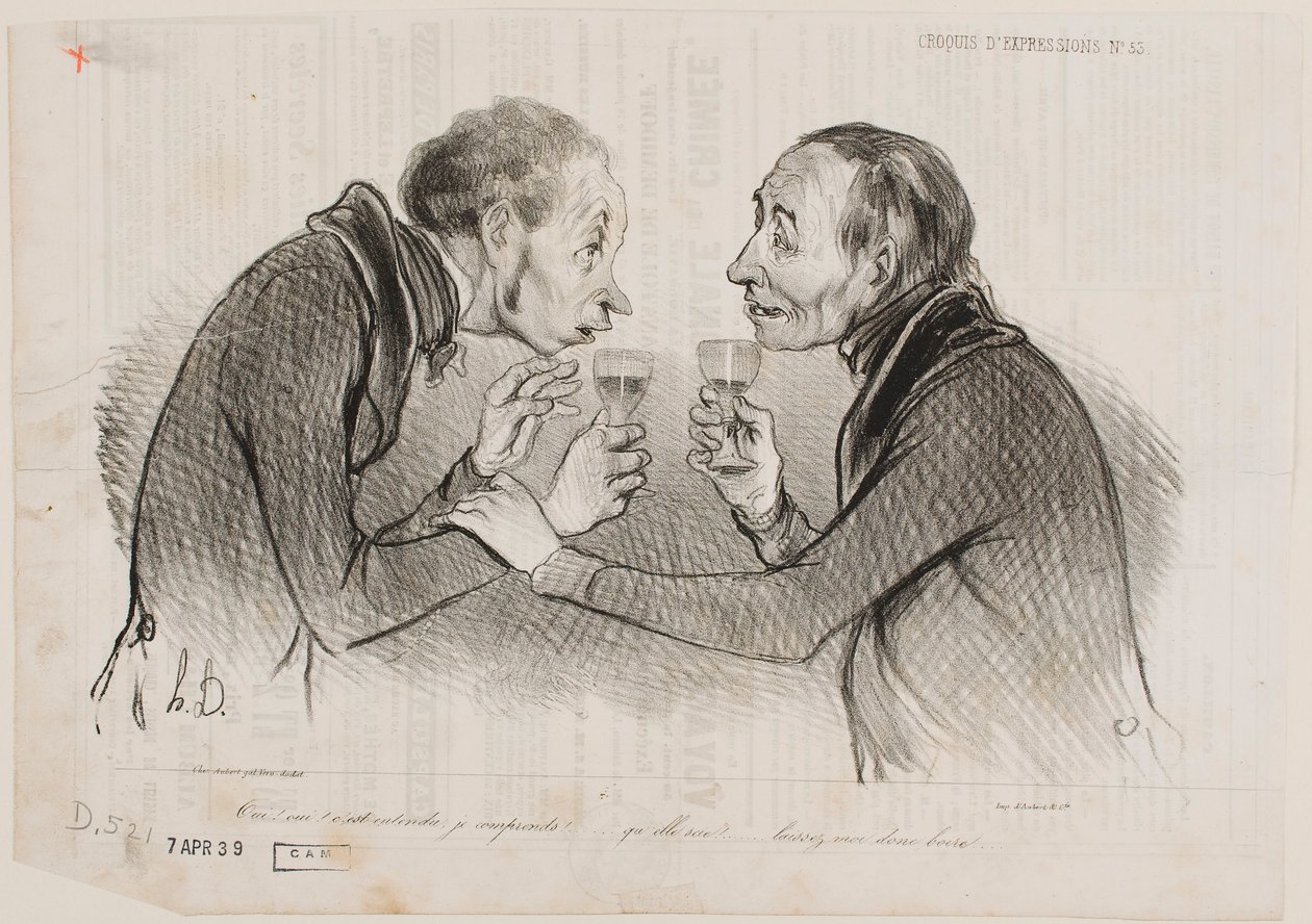 Ja! Ja! Afgesproken, ik begrijp het... door Honoré Daumier