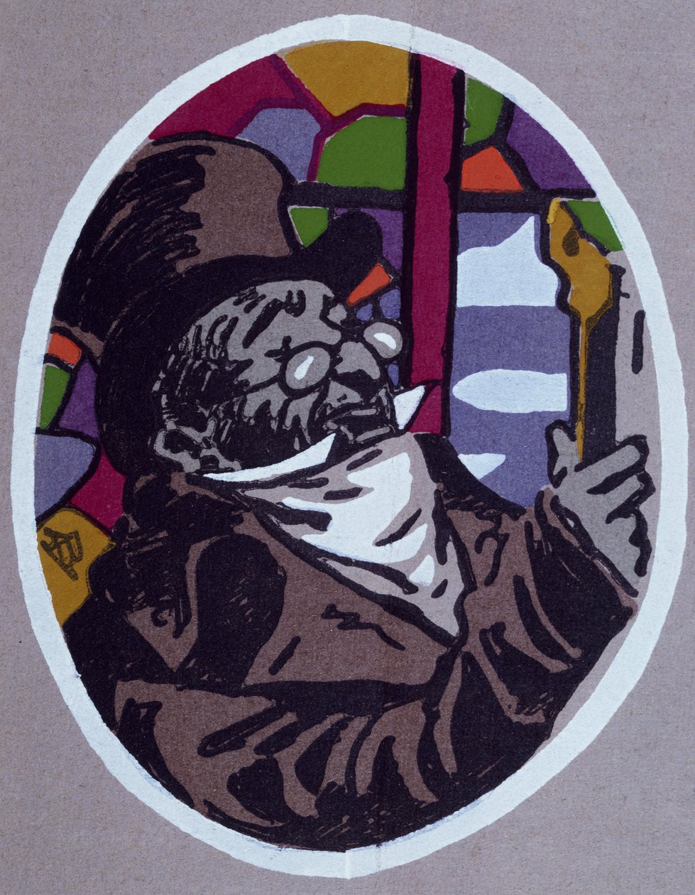 Le cousin Pons, karikatuur voor roman door Honoré de Balzac door Honore de Balzac