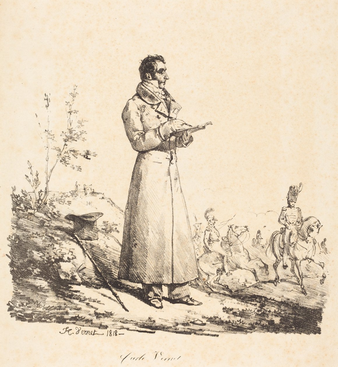 Carle Vernet, ten voeten uit door Horace Vernet
