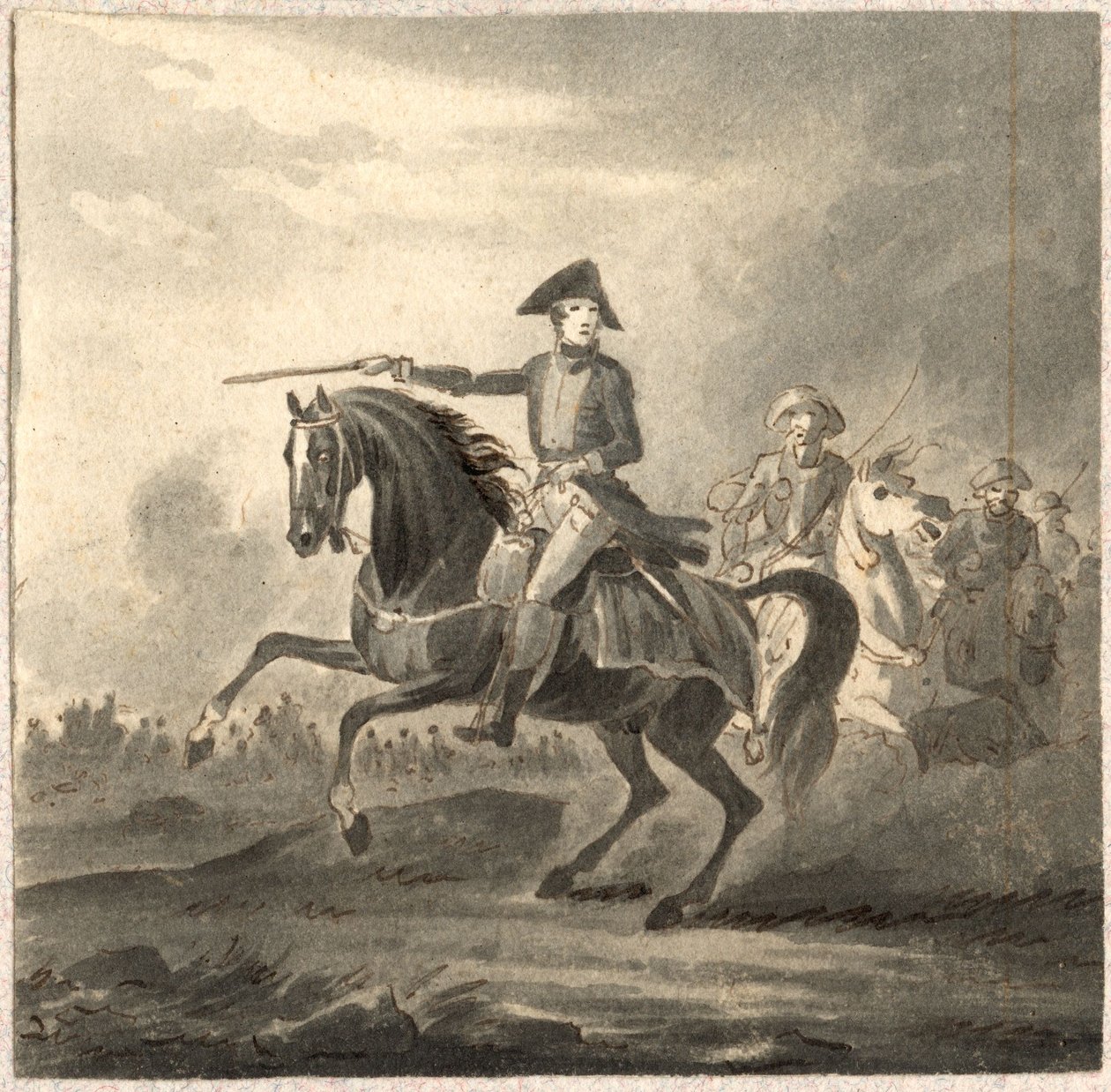 Generaal te paard door Horace Vernet