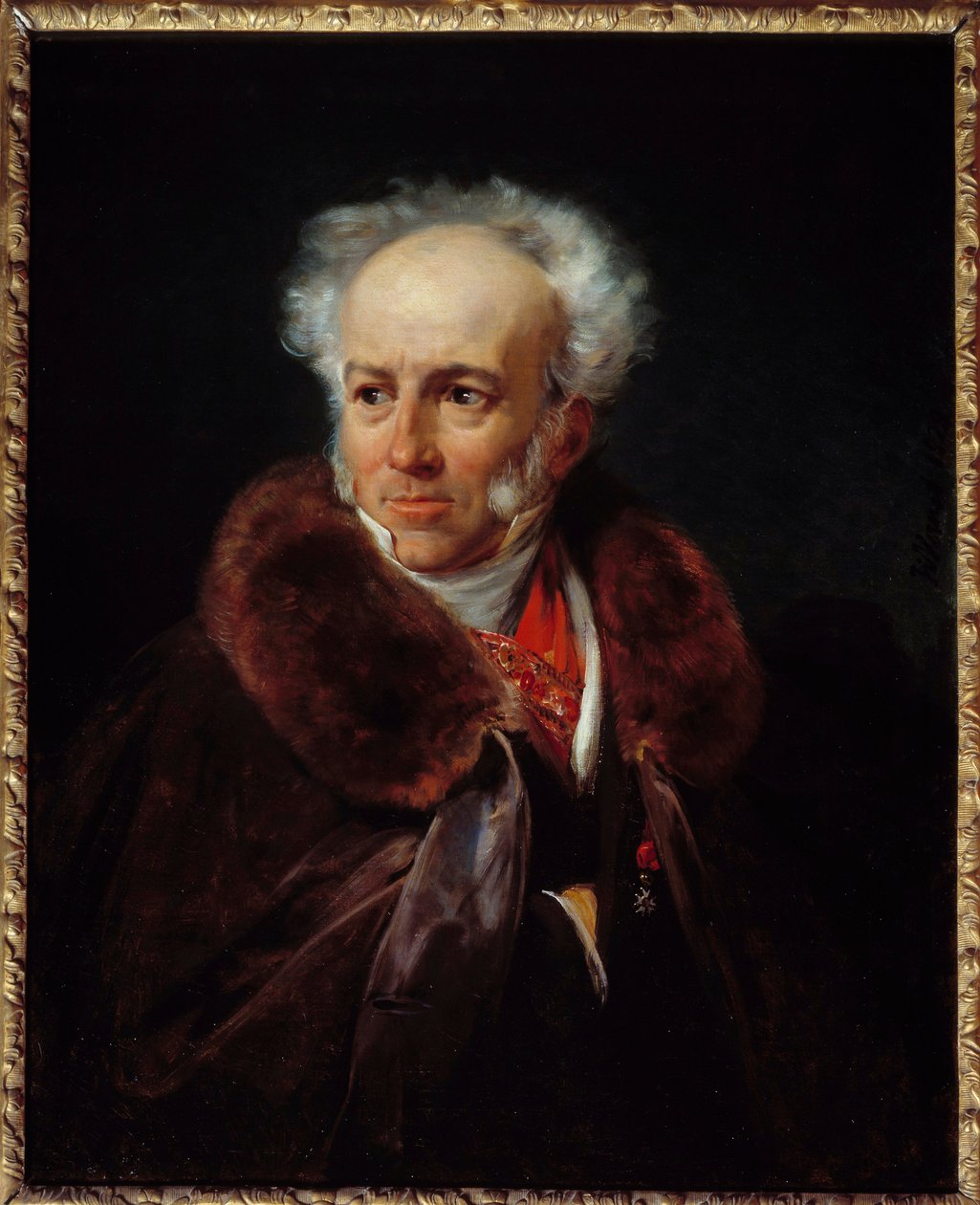Portret van de schilder Jean Baptiste Isabey (1767-1855) Schilderij door Emile genaamd Horace Vernet (1789-1863) 1828 door Emile Jean Horace Vernet