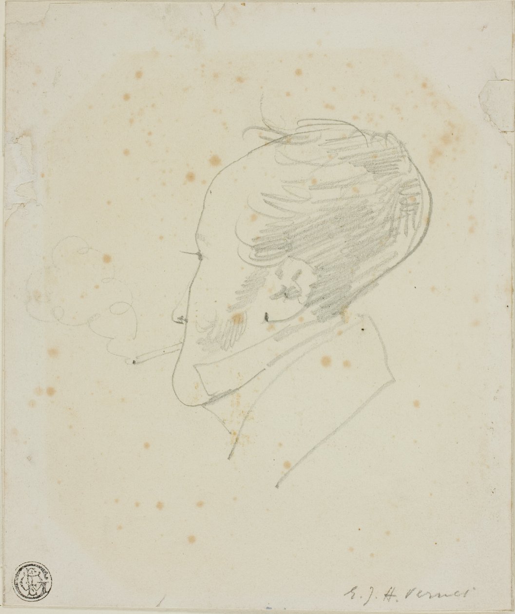 Zelfportret door Horace Vernet