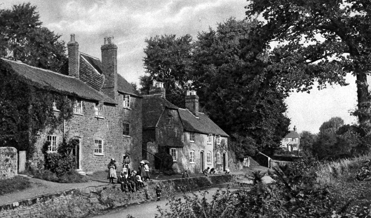 De Zwaan Herberg, Fittleworth, Sussex, c1922 door Horace Walter Nicholls