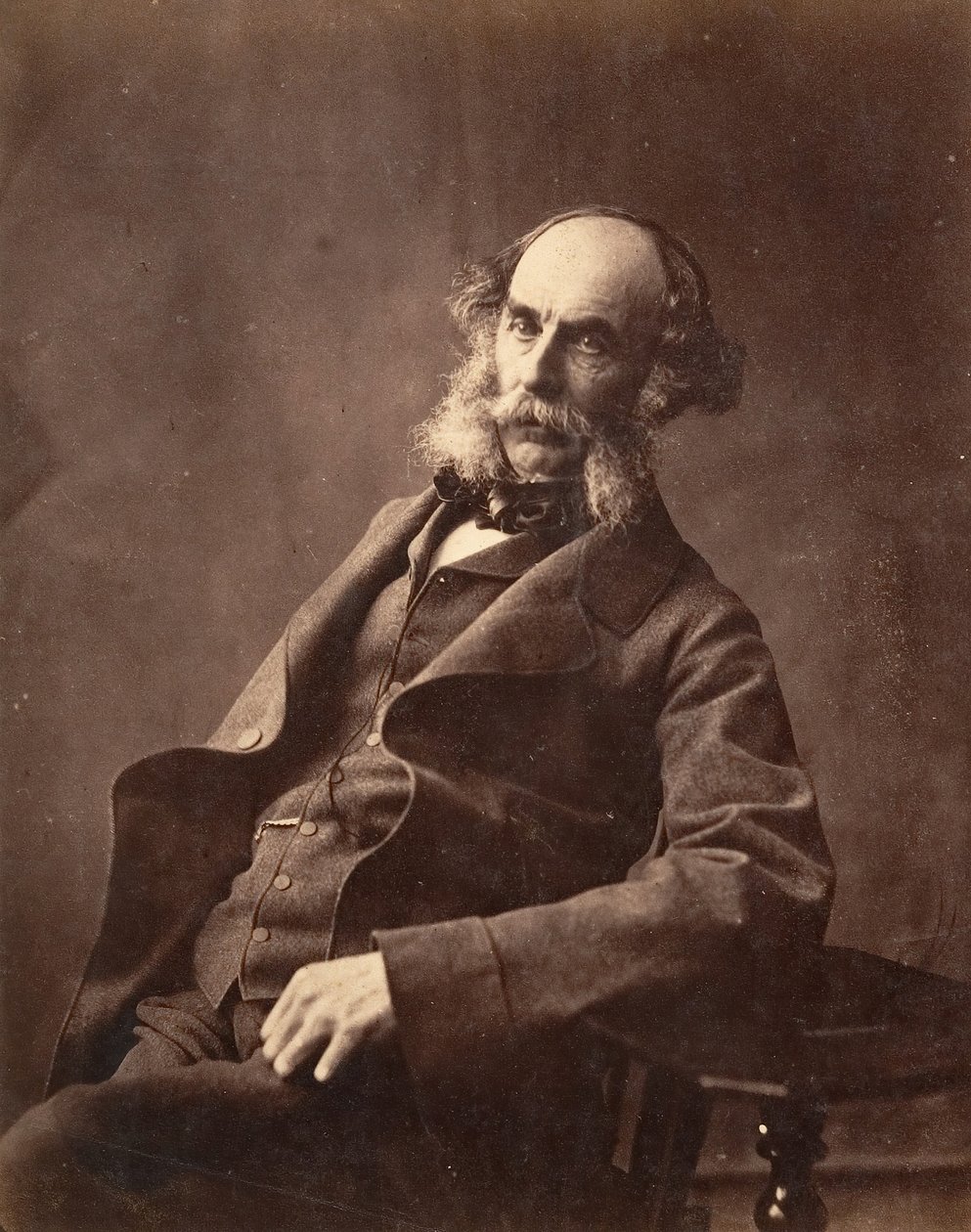 Portret van een zittende heer, ca. 1856-59 door Horatio Ross