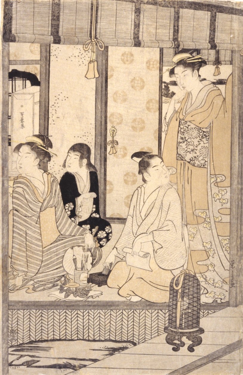 Morning Glory (Asago) door Hosoda Eishi