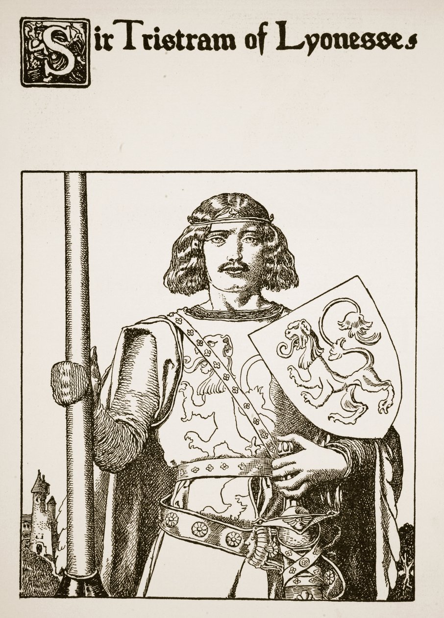 Sir Tristram van Lyonesse, illustratie uit 