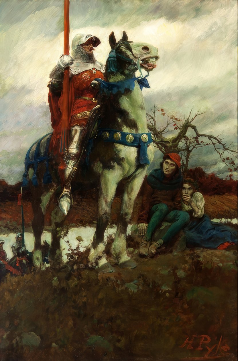 De komst van Lancaster door Howard Pyle