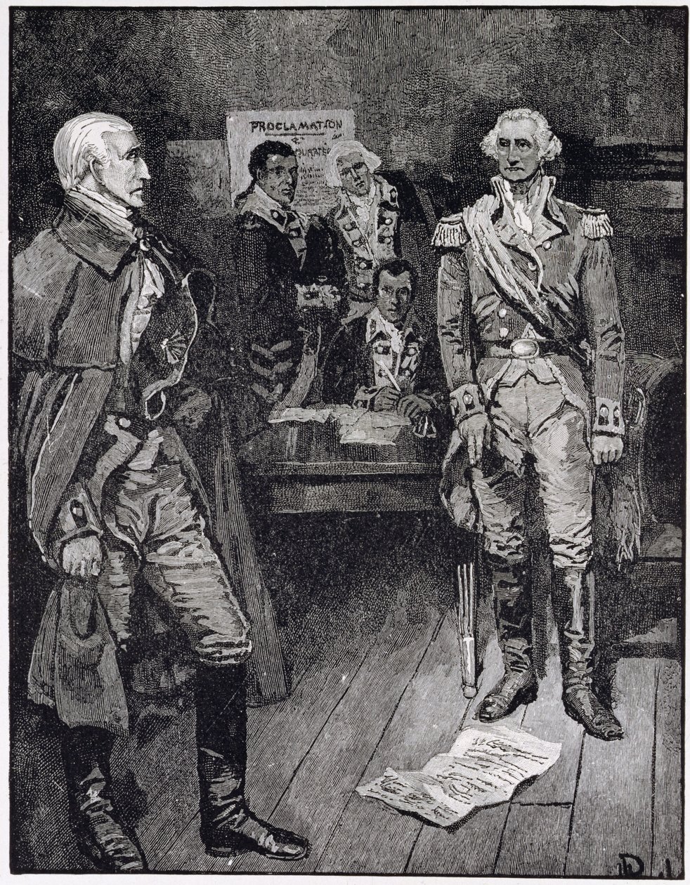 Washington weigert een dictatuur, uit Harper