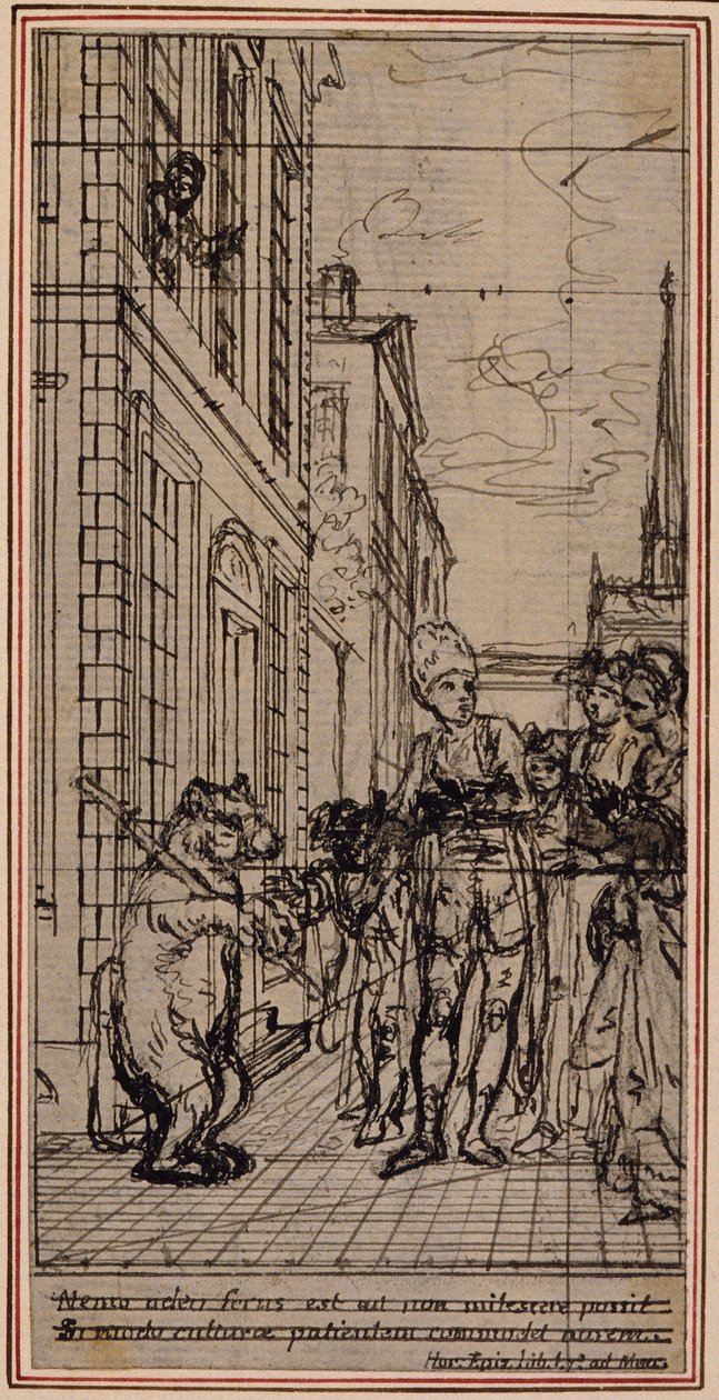Studie voor vignet-frontispiece in Poncelet