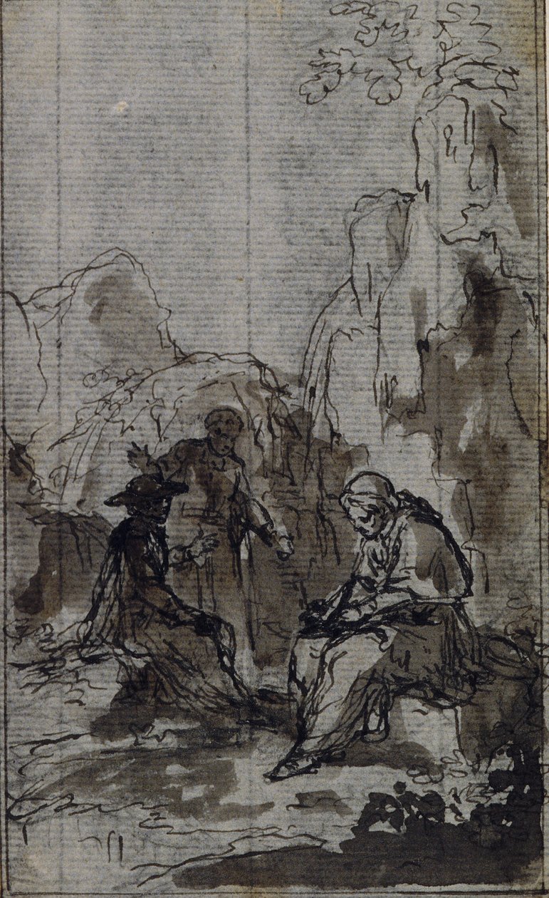 Studie voor vignet in Abbé Dinouart
