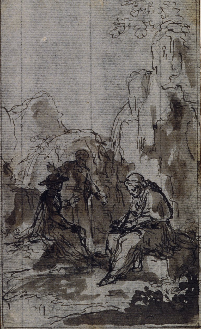 Studie voor vignet in Abbé Dinouart