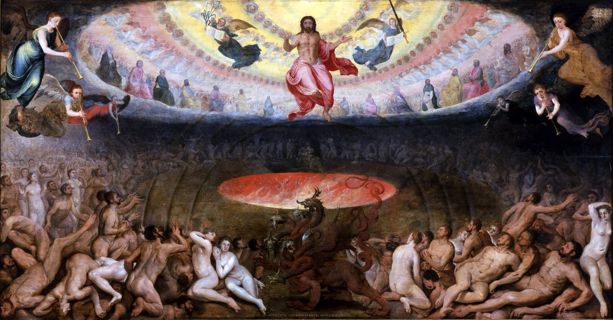 Het Laatste Oordeel door Hubert Goltzius