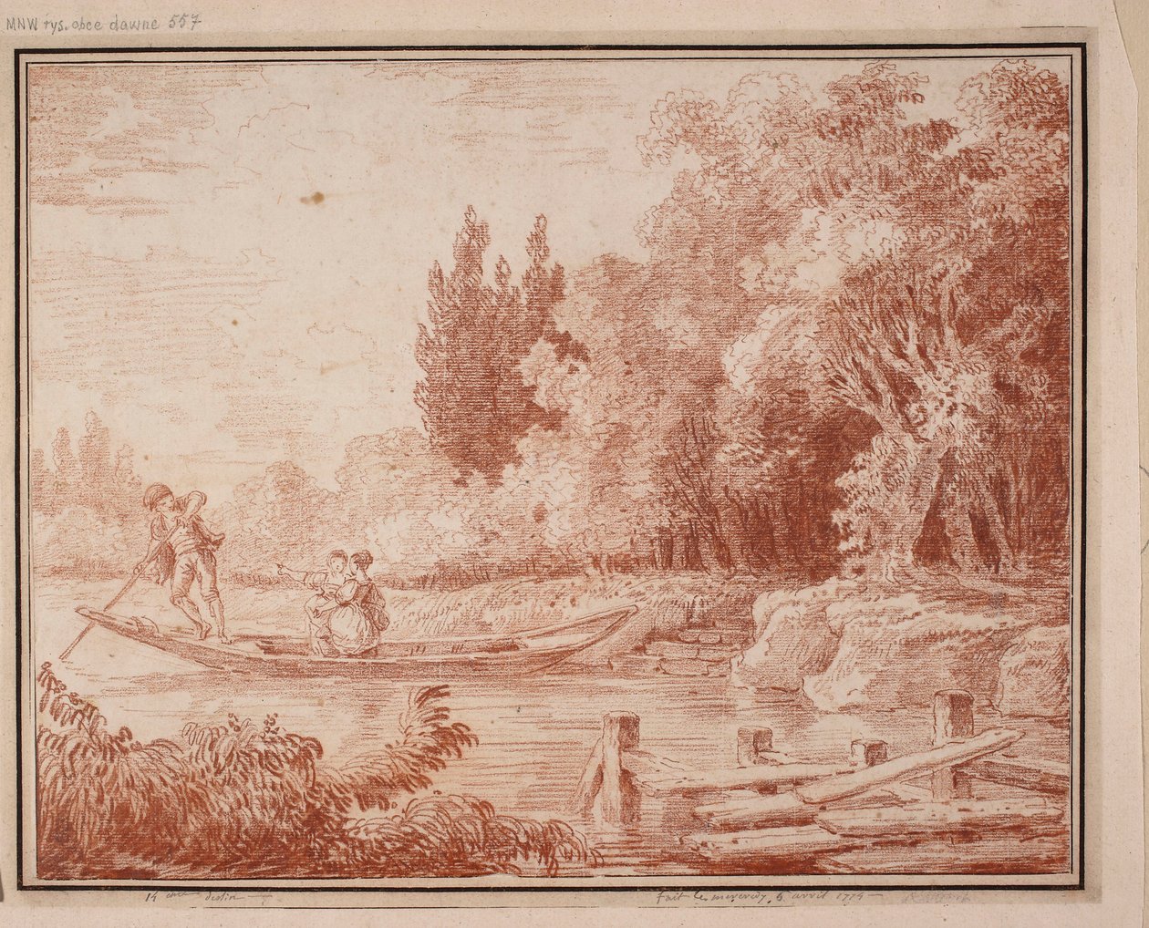 Boottocht door Hubert Robert