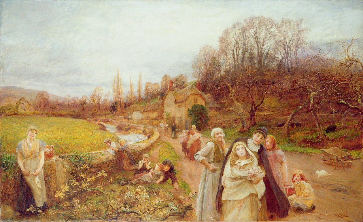 Terug naar het Leven door Hubert von Herkomer