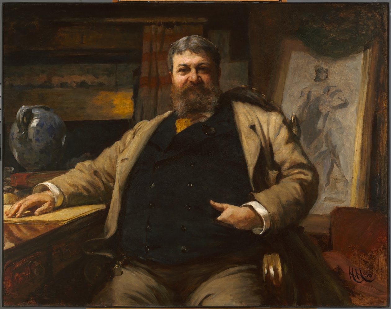 H. H. Richardson door Hubert von Herkomer