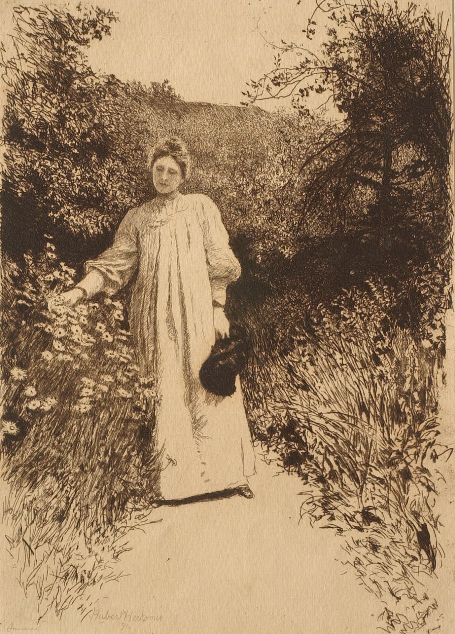 Zomer door Hubert von Herkomer