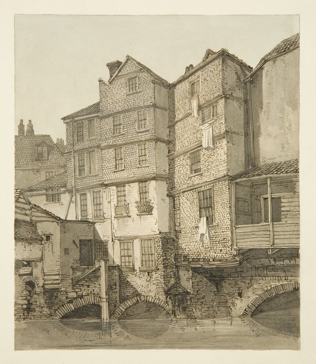 De Frome, stroomopwaarts richting Christmas Bridge, 1823 door Hugh ONeill