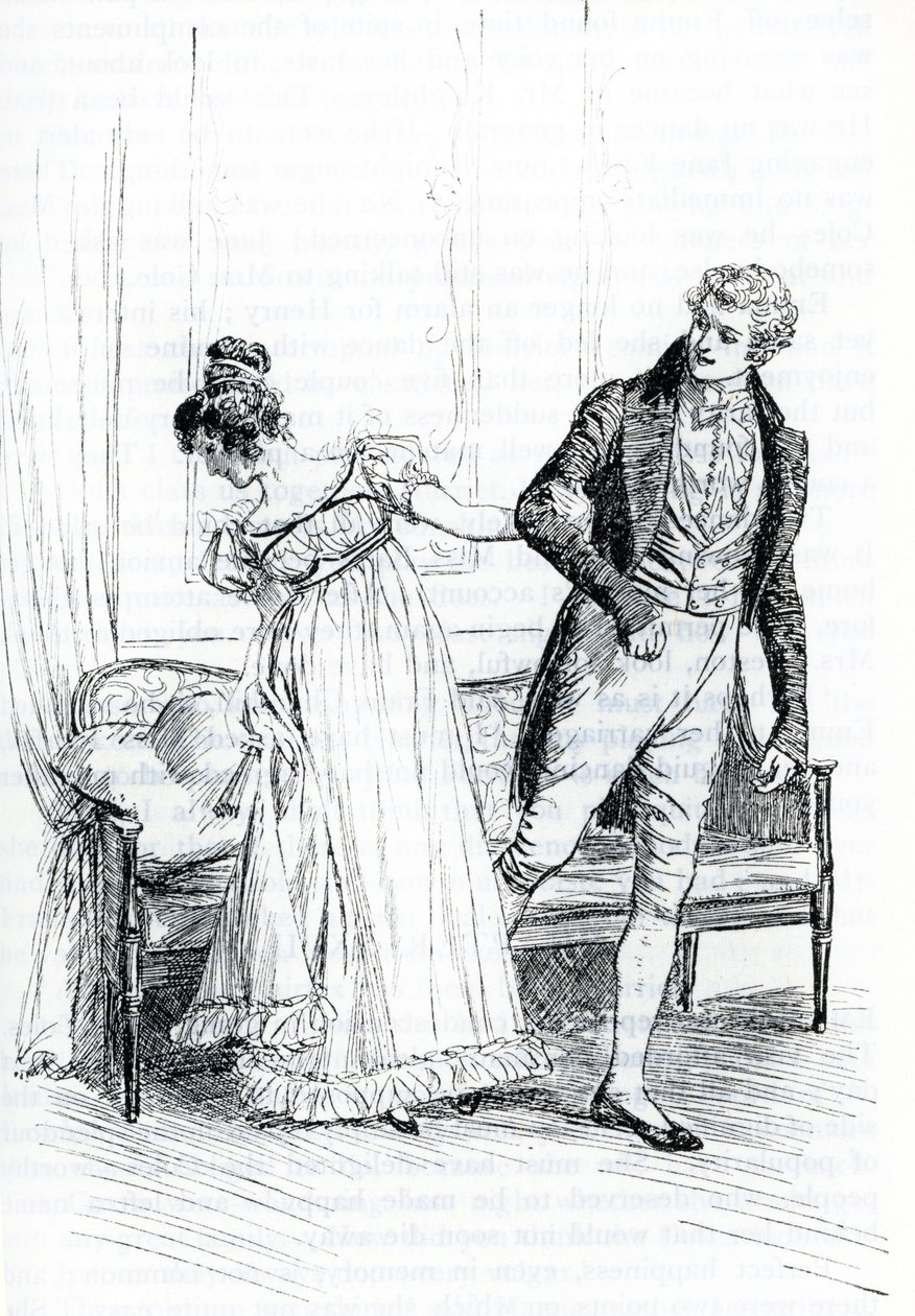 "Franz Churchil en Emma" door Hugh Thomson